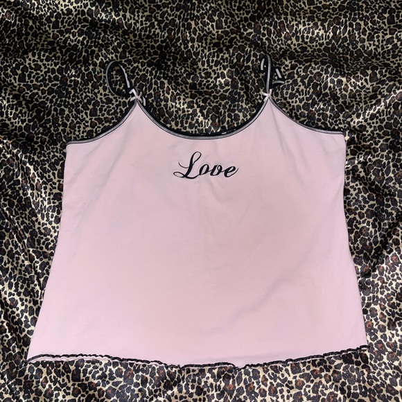 Vintage Love Embroidered Tank Top - Picture 1 of 8